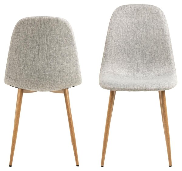 Scaun dining Celia, Gri, 86x44x54 cm