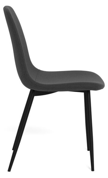 Scaun dining Celia, Negru, 86x44x54 cm