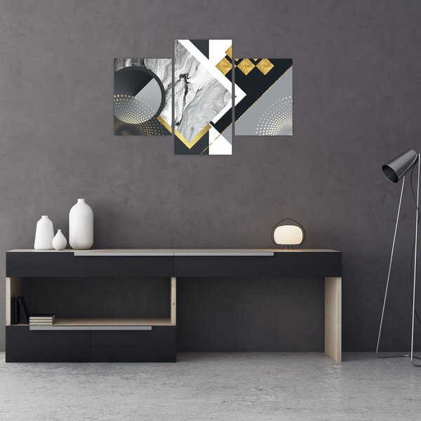 Tablou - Colaj texturat (90x60 cm)