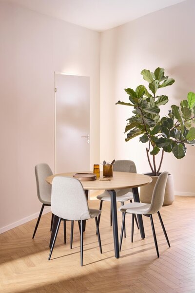 Scaun dining Celia, Bej, 86x44x54 cm