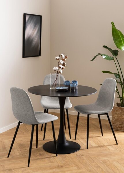 Scaun dining Celia V2, Gri, 86x44x54 cm