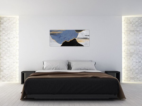 Tablou - Forme texturate (120x50 cm)