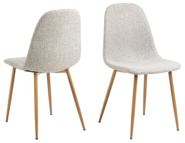 Scaun dining Celia, Gri, 86x44x54 cm