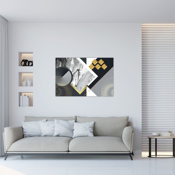 Tablou - Colaj texturat (90x60 cm)