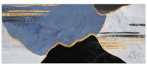 Tablou - Forme texturate (120x50 cm)