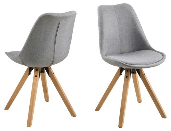 Scaun dining Dima V1, Gri, 85x48.5x55 cm