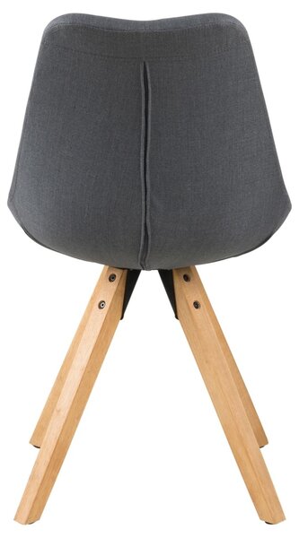 Scaun dining Dima V2, Gri, 85x48.5x55 cm