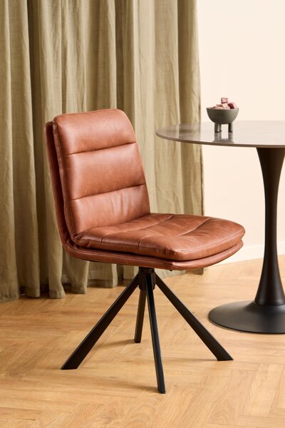 Scaun dining Dean, Maro, 85x47.5x57 cm