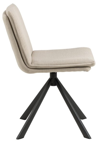 Scaun dining Flynn, Bej, 85x47x59 cm
