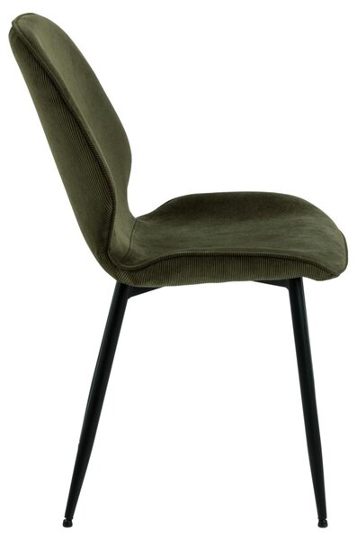 Scaun dining Femke, Verde, 85x47.5x57.5 cm