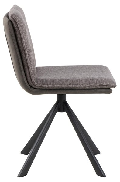 Scaun dining Flynn V1, Gri, 85x47x59 cm