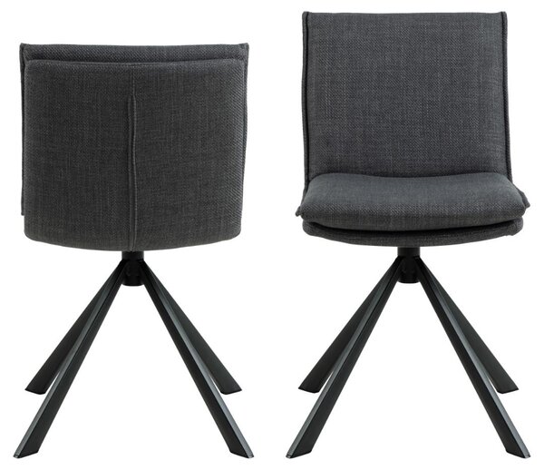 Scaun dining Flynn, Gri, 85x47x59 cm