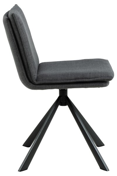Scaun dining Flynn, Gri, 85x47x59 cm