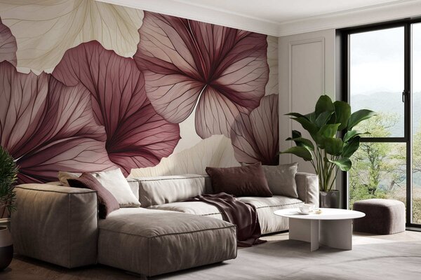 Tapet Flori de dimensiuni mari, Imagini de fundal unice, w05443 : Uwalls.ro