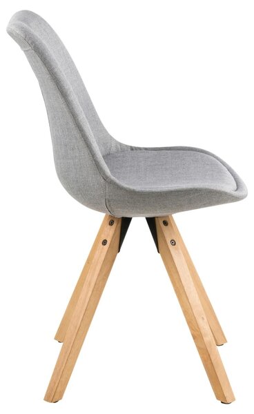 Scaun dining Dima V1, Gri, 85x48.5x55 cm