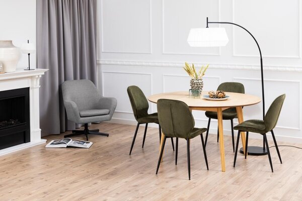 Scaun dining Femke, Verde, 85x47.5x57.5 cm