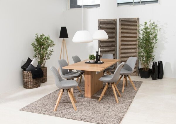 Scaun dining Dima V1, Gri, 85x48.5x55 cm