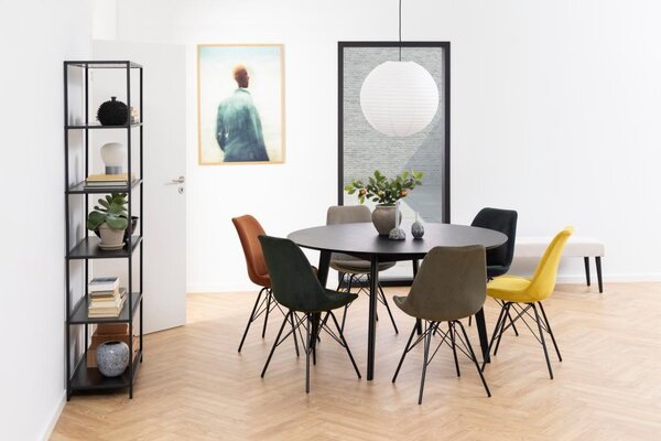 Scaun dining Eris V2, Verde, 85.5x48.5x54 cm