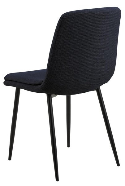 Scaun dining Becca, Albastru, 85.5x46x55 cm