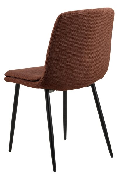 Scaun dining Becca, Portocaliu, 85.5x46x55 cm