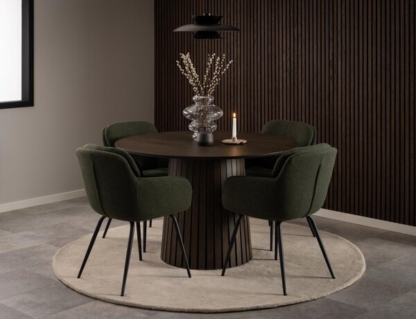 Scaun dining Dora, Verde, 84x58x59 cm