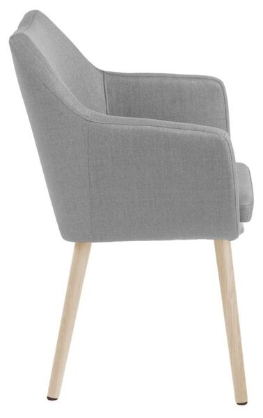 Scaun dining Nora, Gri, 84x58x58 cm