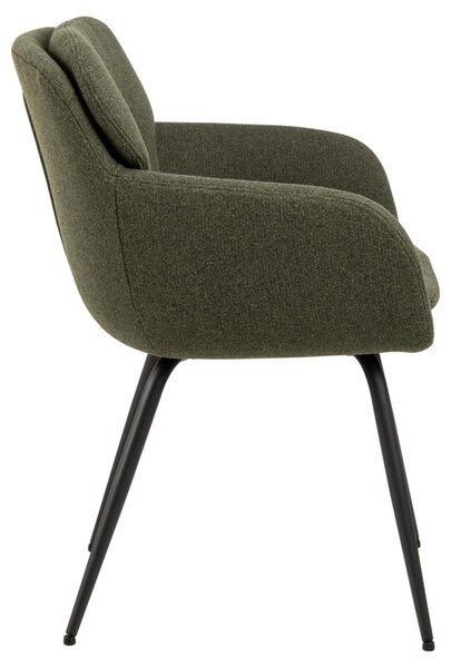 Scaun dining Dora, Verde, 84x58x59 cm