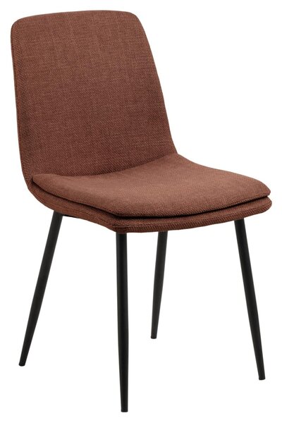Scaun dining Becca, Portocaliu, 85.5x46x55 cm