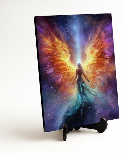 DUBLEZ | Tablou colorat - Înger energetic | Imprimare UV premium