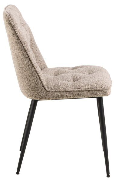 Scaun dining Brooke, Bej, 84x50x55 cm