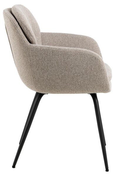Scaun dining Dora, Bej, 84x58x59 cm