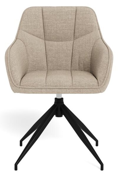 Scaun dining Brenda, Bej, 84.5x58x54.5 cm