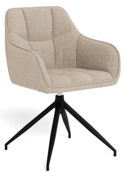 Scaun dining Brenda, Bej, 84.5x58x54.5 cm