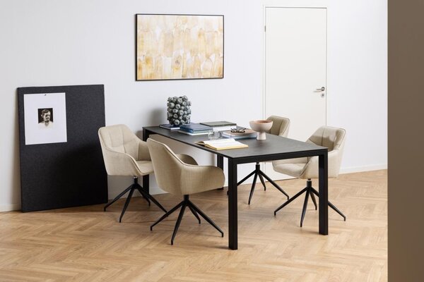 Scaun dining Brenda, Bej, 84.5x58x54.5 cm
