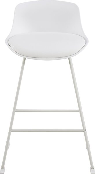 Scaun inalt Tina, Alb, 84x50x49 cm