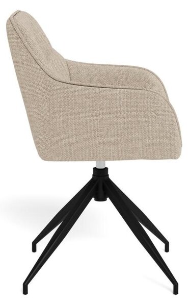 Scaun dining Brenda, Bej, 84.5x58x54.5 cm