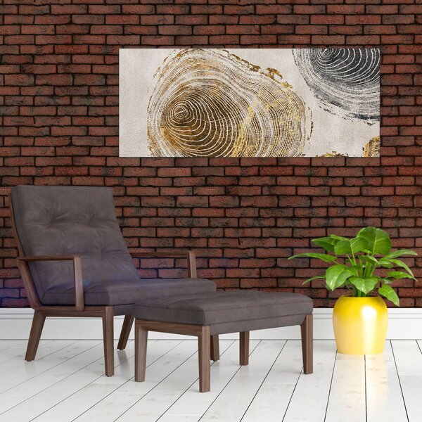 Tablou - Abstract triburi (120x50 cm)
