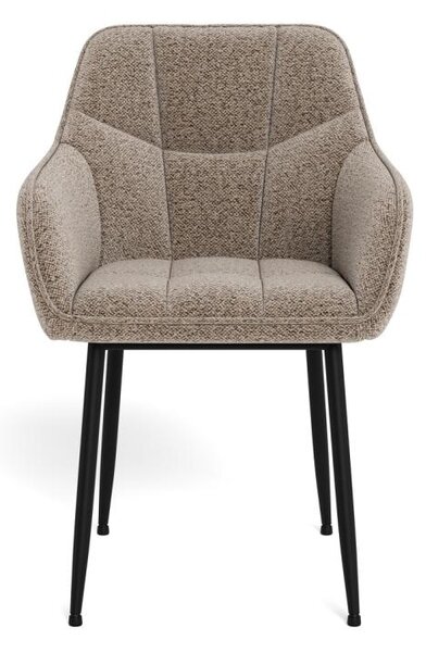 Scaun dining Brenda, Bej, 84.5x59x54.5 cm