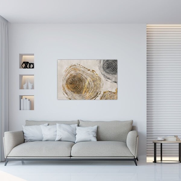 Tablou - Abstract triburi (90x60 cm)
