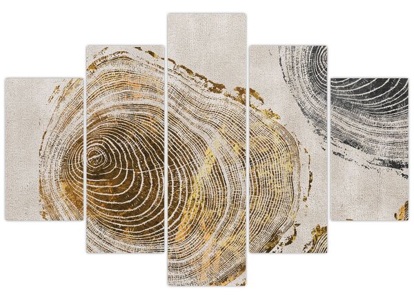 Tablou - Abstract triburi (150x105 cm)