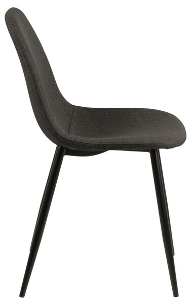 Scaun dining Wilma, Gri, 84x44.5x56 cm