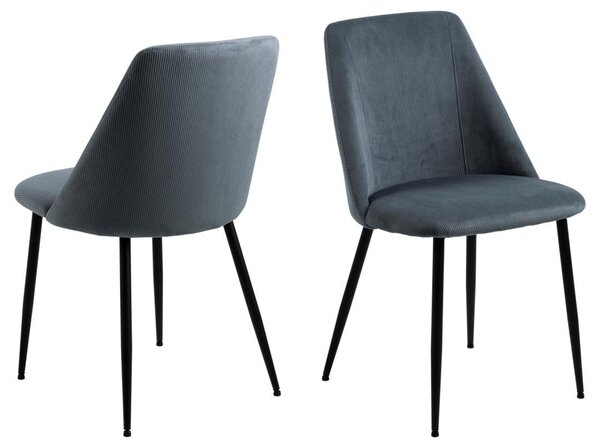Scaun dining Ines, Gri, 84x49.2x57.5 cm