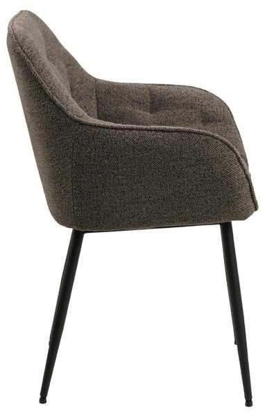 Scaun dining Brooke, Gri, 83x58x55 cm
