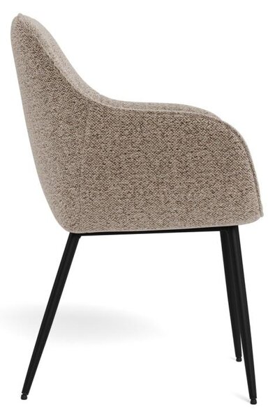 Scaun dining Brooke, Bej, 83x58x55 cm
