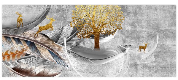 Tablou - Colaj (120x50 cm)
