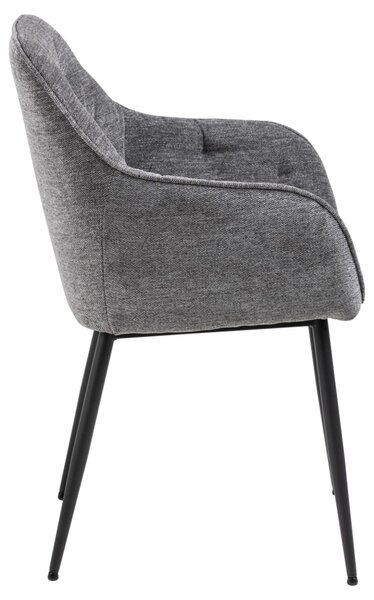 Scaun dining Brooke V3, Gri, 83x58x55 cm