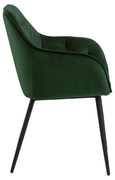 Scaun dining Brooke, Verde, 83x58x55 cm