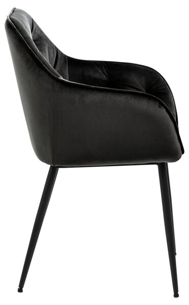 Scaun dining Brooke V1, Gri, 83x58x55 cm