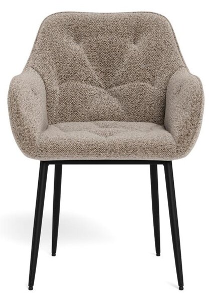 Scaun dining Brooke, Bej, 83x58x55 cm