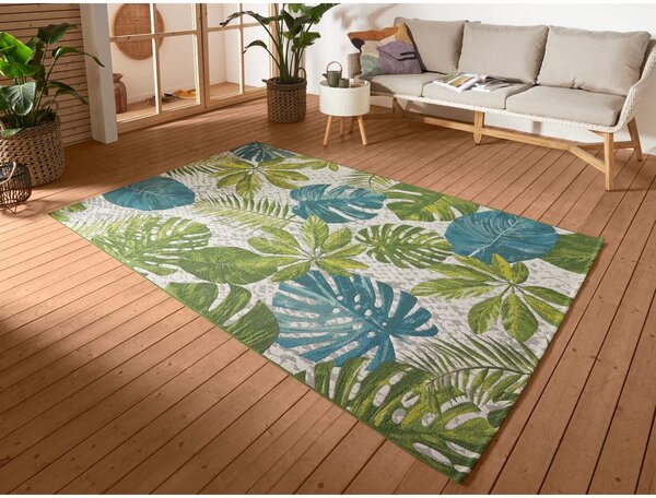 Covor de exterior verde/turcoaz 160x235 cm Flair – Hanse Home